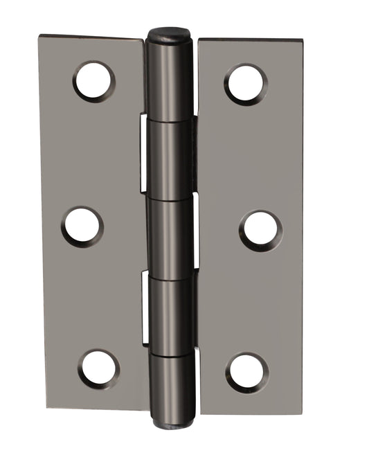 NON CE Mild Steel Butt Hinges - Black Nickel