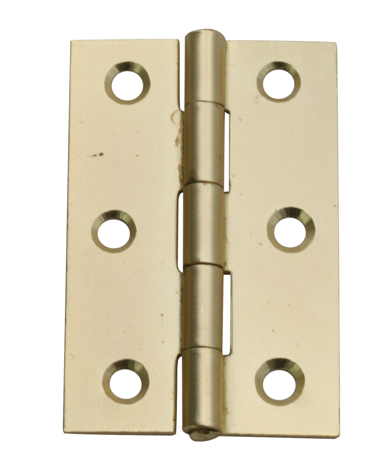 NON CE Mild Steel Butt Hinges - Satin Brass