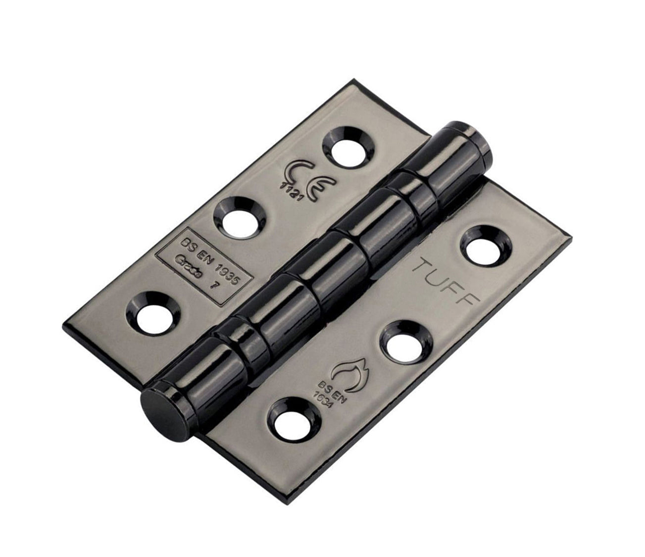 CE7 Mild Steel BB Butt Hinge - Black Nickel