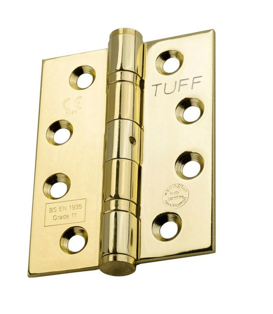 CE11 Mild Steel BB Butt Hinge - Electro Brass