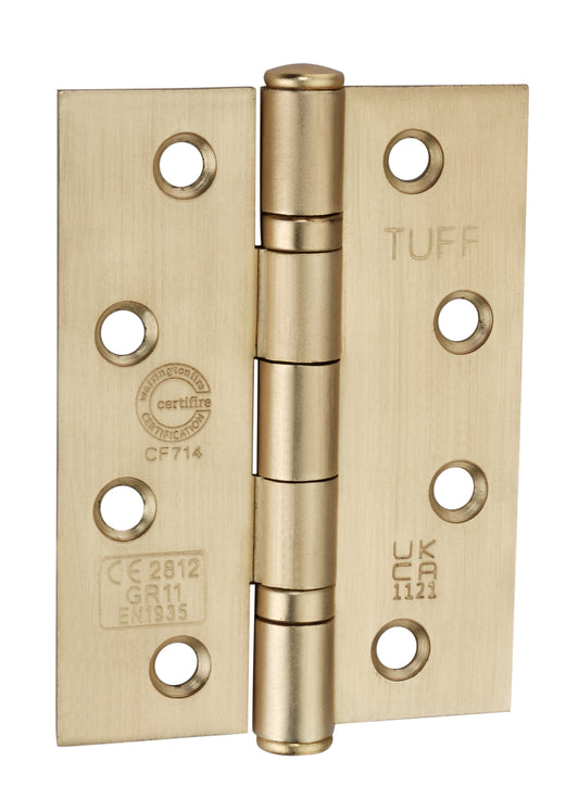 CE11 Mild Steel BB Butt Hinge - Satin Brass