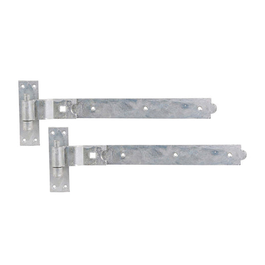 Hook and Band Hinge - Cranked 10" - 250mm Galvanised