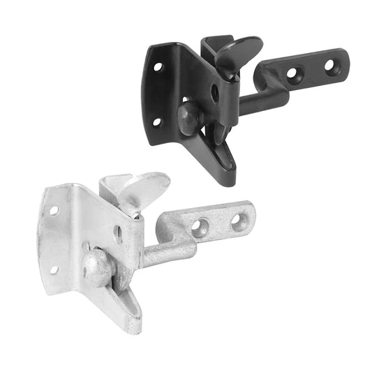 Iron Auto Gate Latch Black