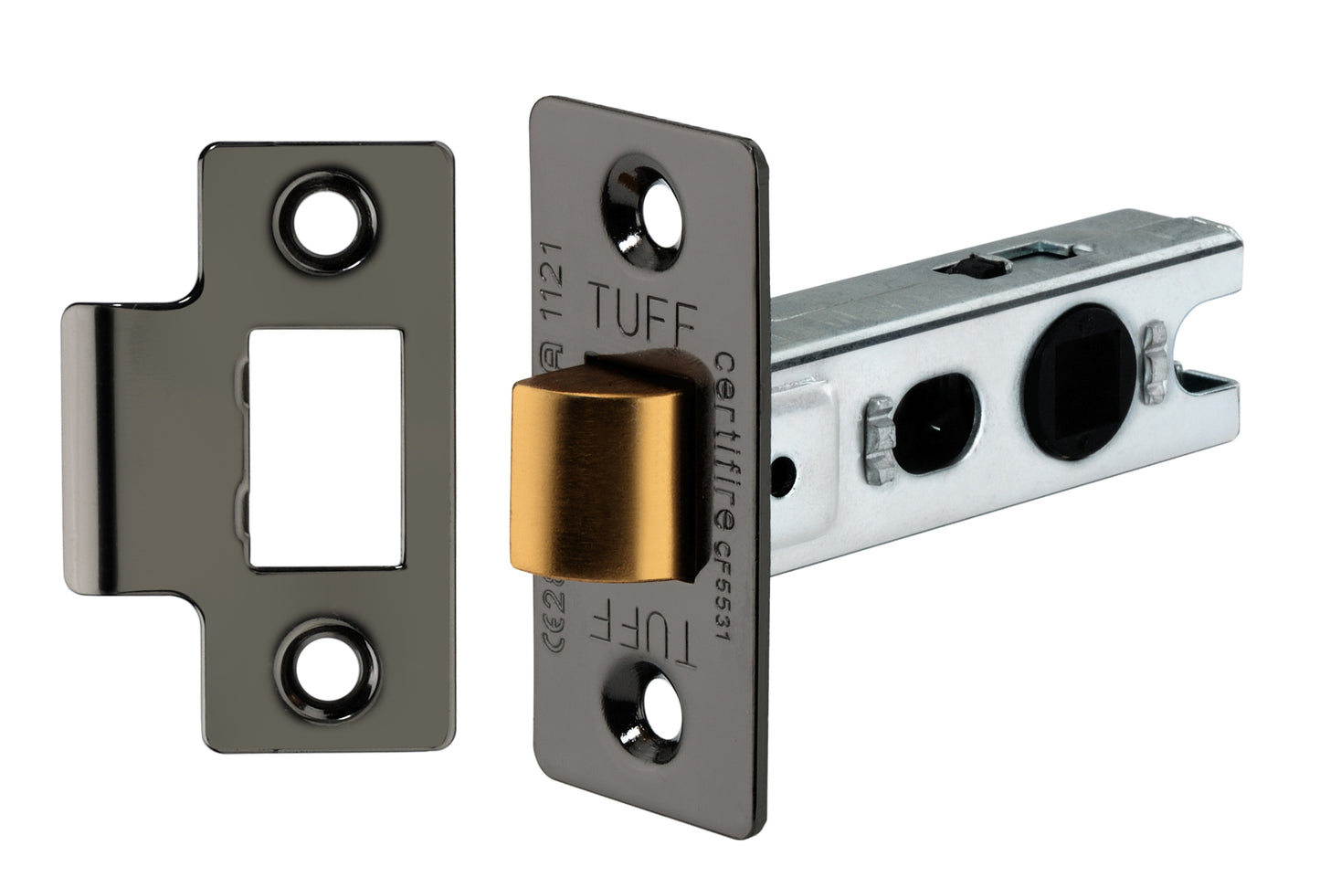 2.5" Eco Tubular Latch Black Nickel