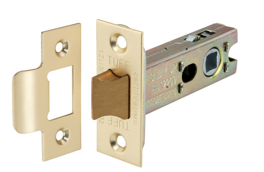 3" H/D Tubular Latch CE - Satin Brass