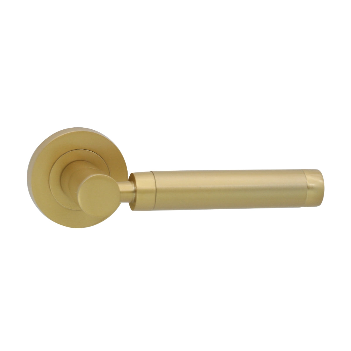 Zest Lever Door Handle Satin Brass