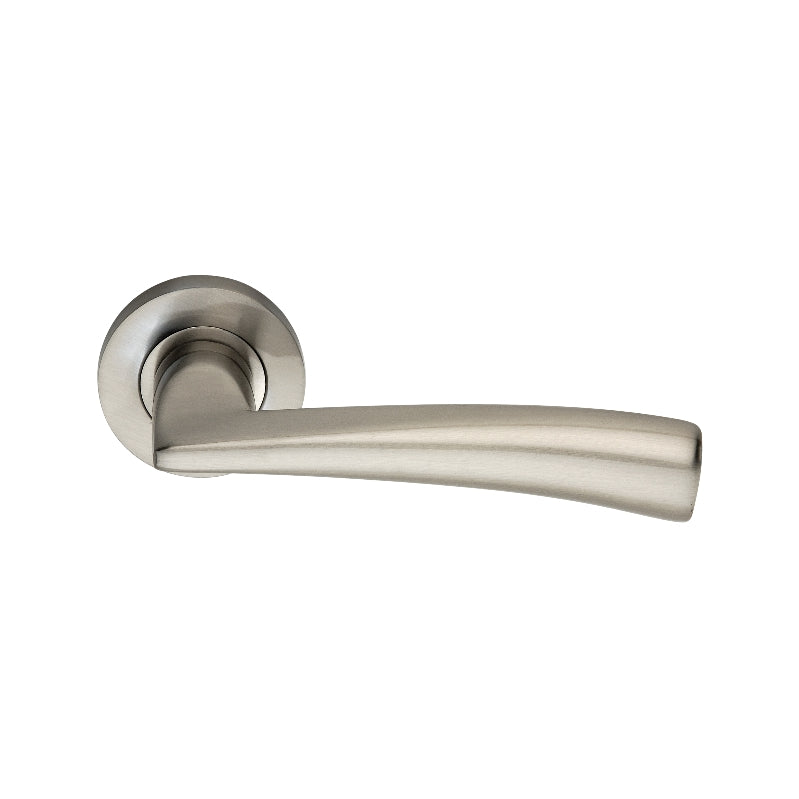 Lego Lever Door Handle Satin Nickel