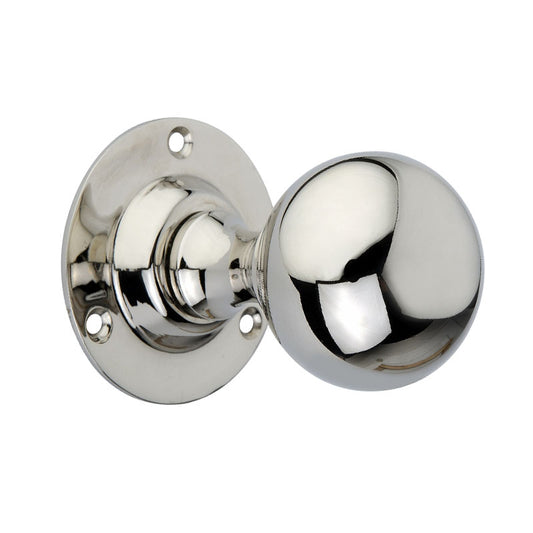 Ball Door Knob Polished Nickel