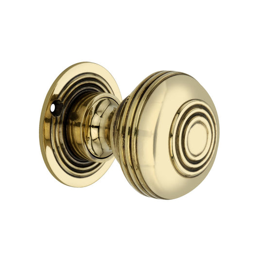 Bloxwich Large 60mm Rim/Mortice Door Knob Aged Brass