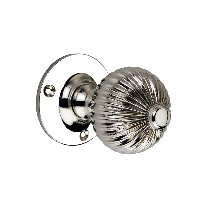 Regency Mortice Door Knob Polished Nickel