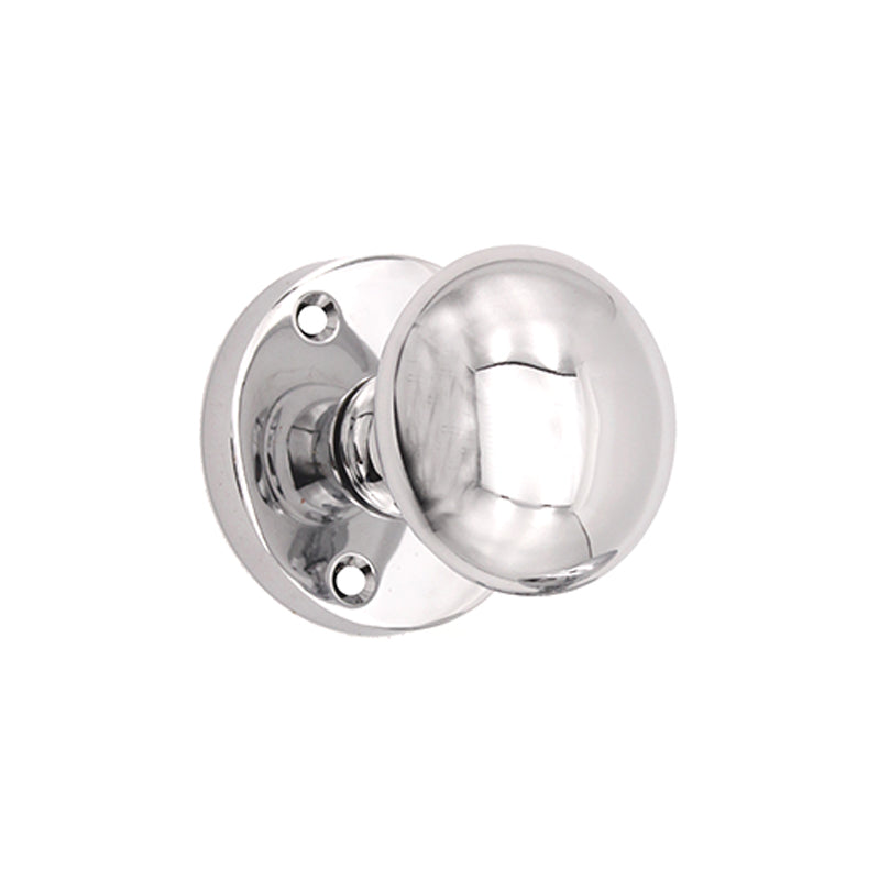 Victorian Door Knob Polished Chrome