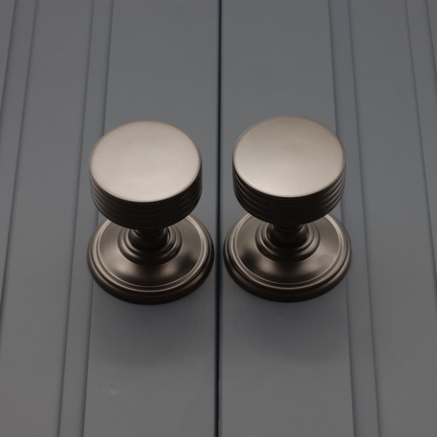 Oxford Mortice Door Knob Matt Black