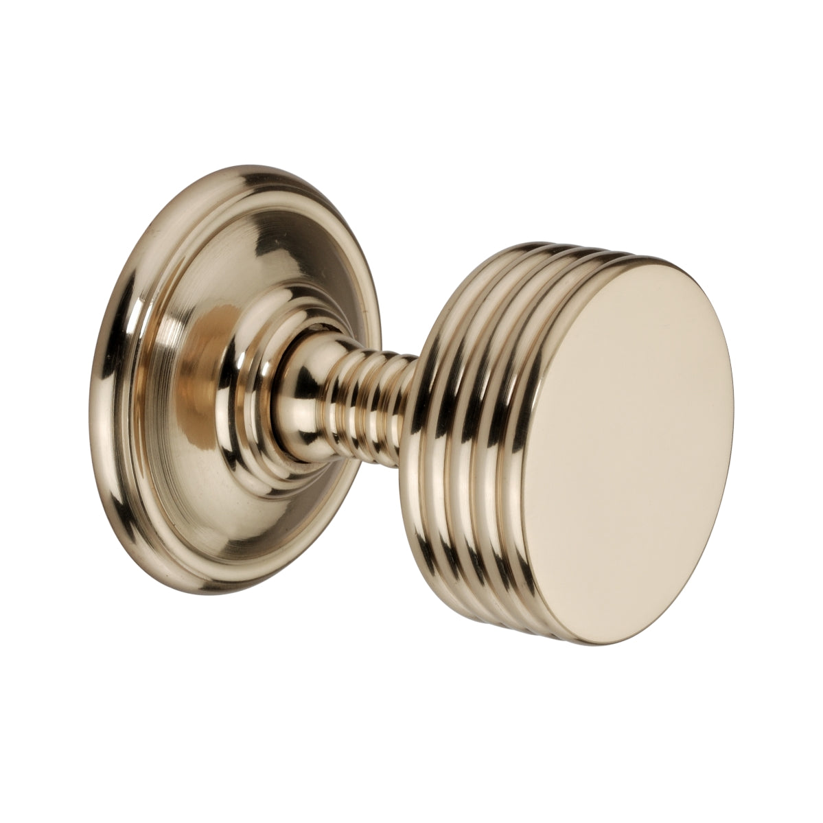 Oxford Mortice Door Knob Polished Brass