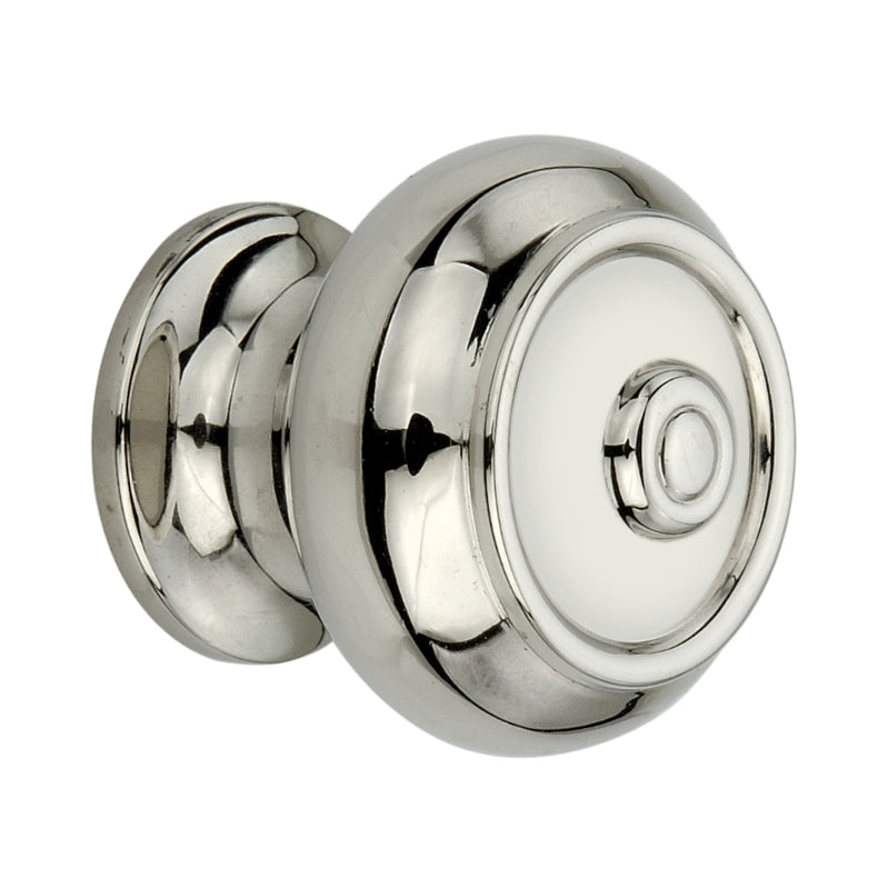 Bloxwich Small 30mm Cupboard Knob Polished Nickel