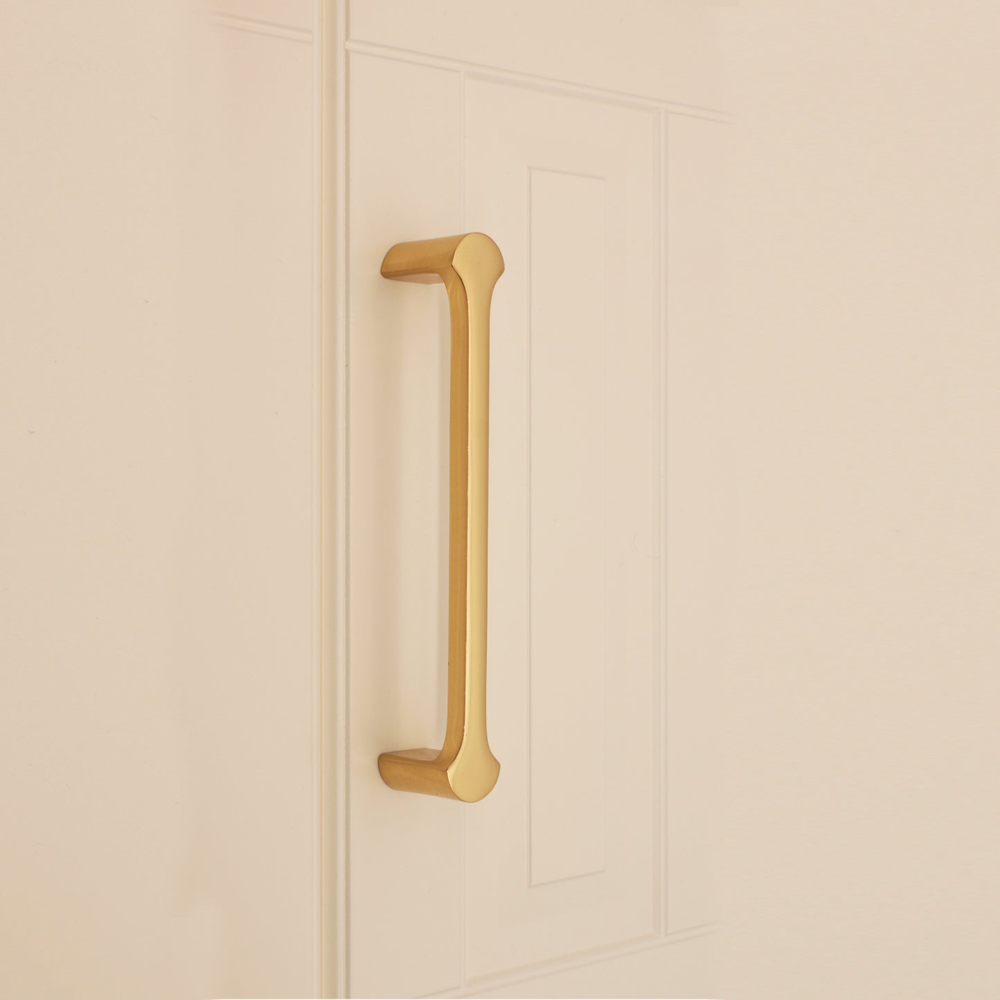 Tulip Pull Handle 165mm Polished Brass