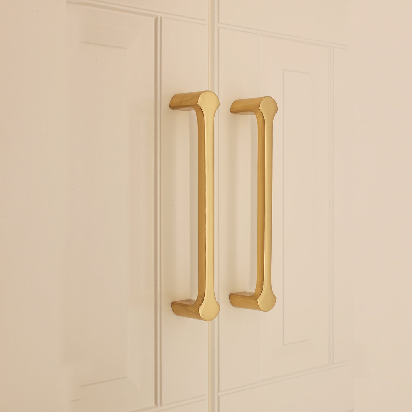 Tulip Pull Handle 165mm Polished Brass