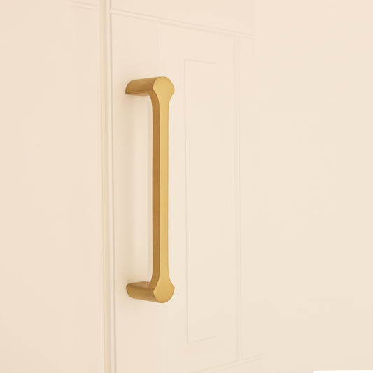 Tulip Pull Handle 165mm Satin Brass