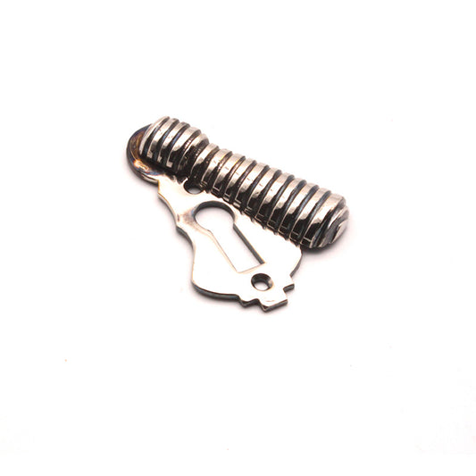 Beehive Escutcheon Aged Nickel