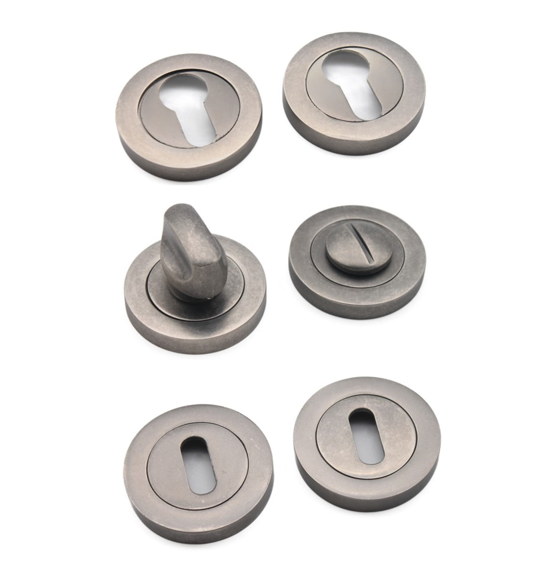 Oval Standard Escutcheon Pewter