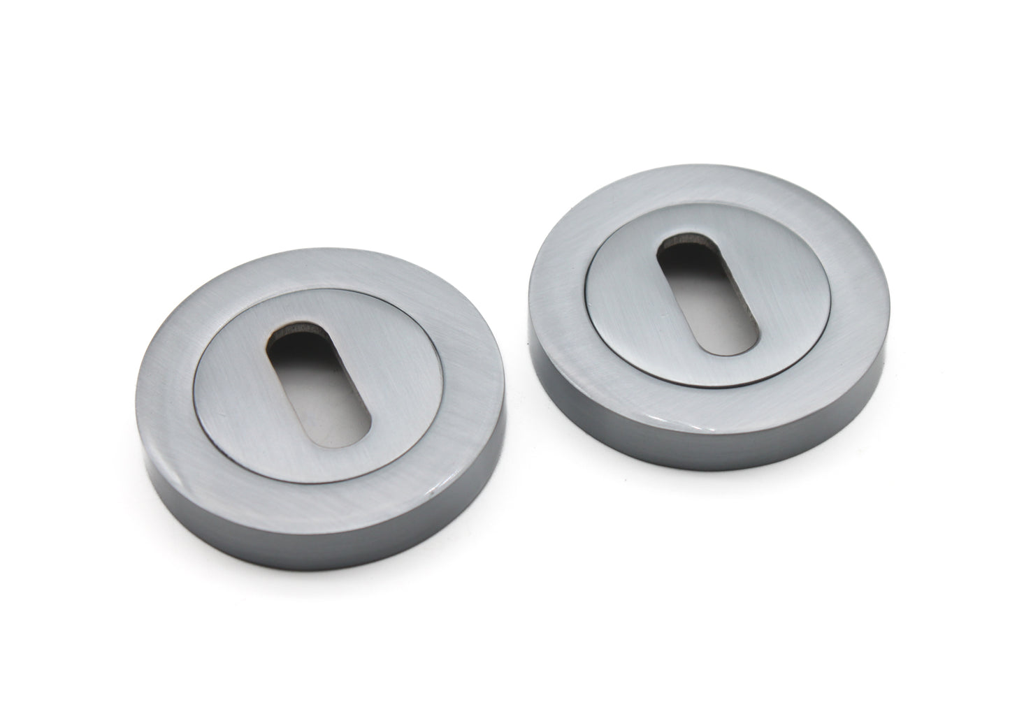 Oval Standard Escutcheon Satin Chrome