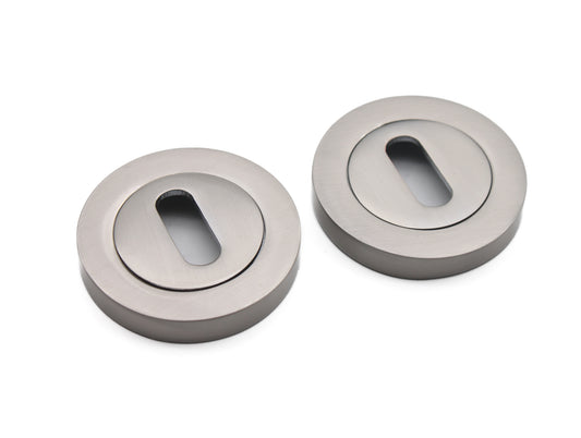 Oval Standard Escutcheon Satin Nickel