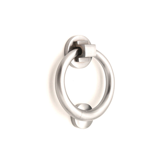 Ring Door Knocker 110mm Satin Chrome