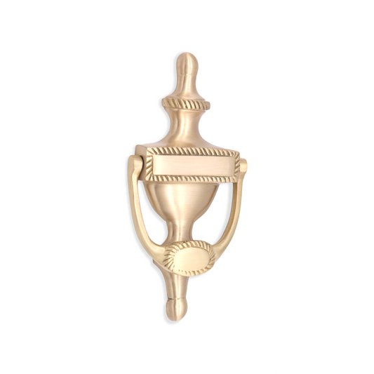 Georgian Door Knocker 150mm Satin Brass