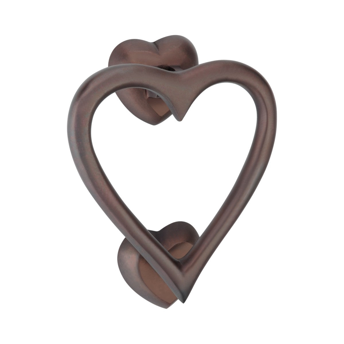 Heart Door Knocker Aged Bronze