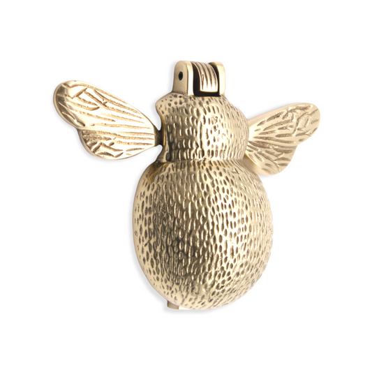 Bumble Bee Door Knocker Polished Brass