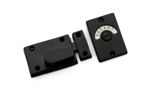 Indicator Bolt Latch Matt Black