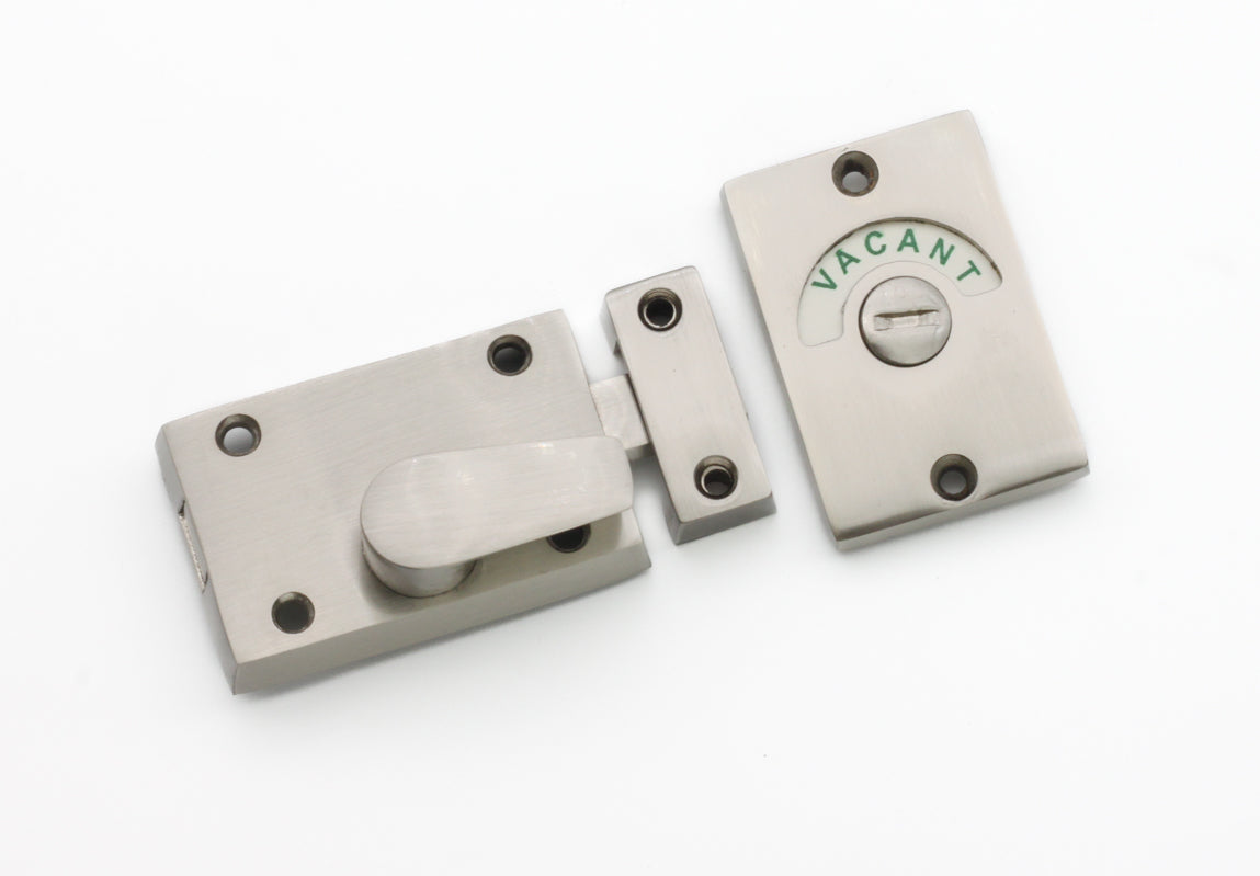 Indicator Bolt Latch Satin Nickel