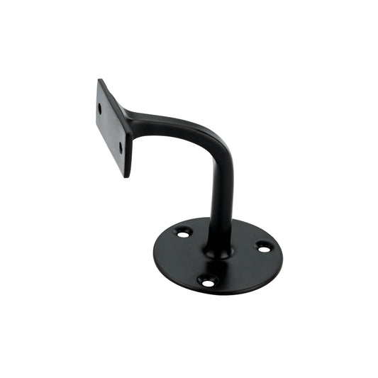 Brass Handrail Bracket Matt Black