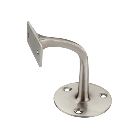 Brass Handrail Bracket Satin Nickel