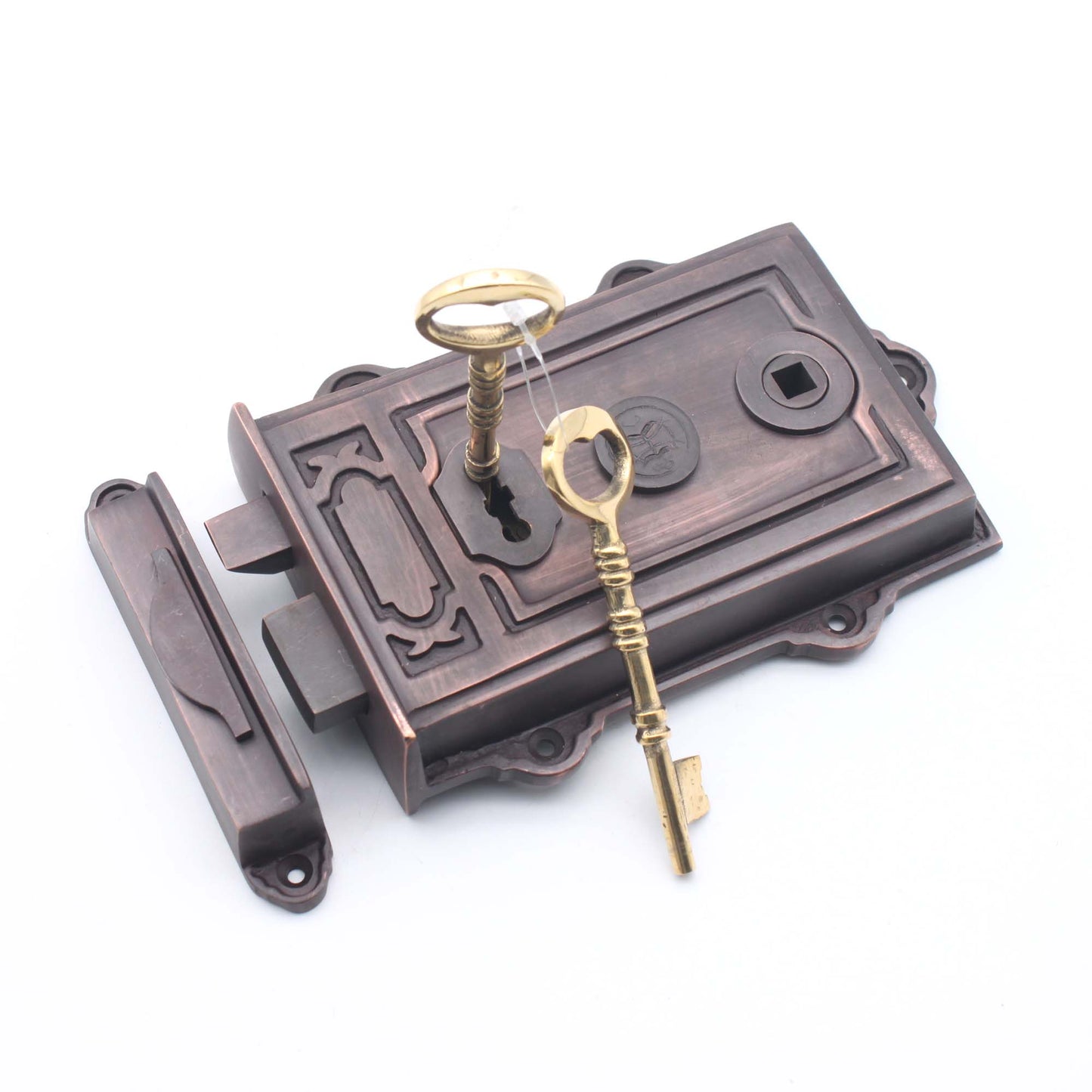 Davenport Rim Lock Aged Bronze